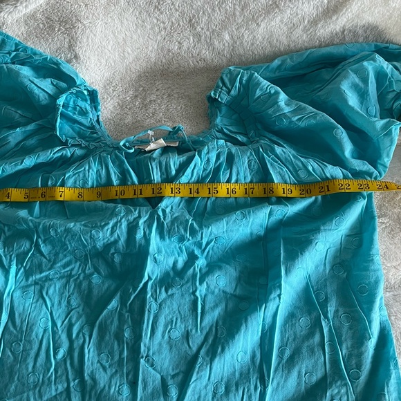 ⭐️  Bogo ⭐️ 🎈Michael Kors Sz PS puff short sleeves summer top - Picture 8 of 11